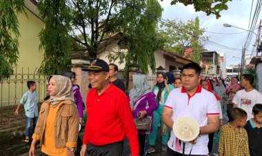 Terselenggaranya Giat Gerak Jalan Santai,  Hafid Muhaimin Hasward :  Aspirasi Pemuda agar RI Pulih lebih Cepat Bangkit Lebih Kuat