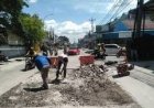 Kontraktor Pekerjaan IPAL  Perbaiki Jalan rusak, Pekerjaan dimulai sekitar Kecamatan Sukajadi