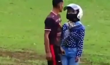 Tetap Nekat Bermain,  Sang Istri Jemput Paksa Pemain Tarkam