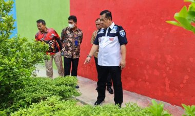 Tinjau Kesiapan Lahan,  Kepala Divisi Permasyarakatan Kemenkumham  Riau Datangi Lapas II A Pekanbaru