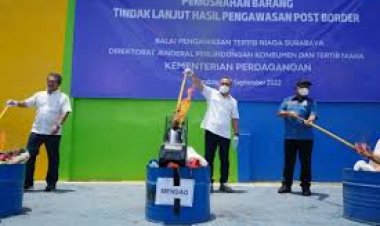 Musnahkan 15 Jenis Barang Impor Ilegal,  Zulhas : Total mencapai 11 M