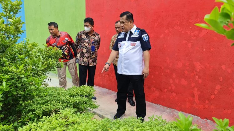 Tinjau Kesiapan Lahan,  Kepala Divisi Permasyarakatan Kemenkumham  Riau Datangi Lapas II A Pekanbaru