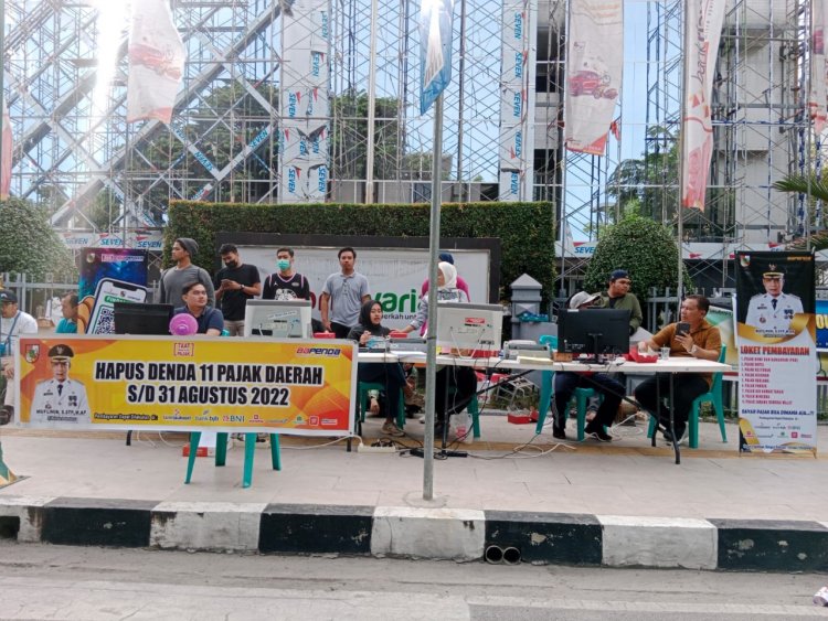 Optimalkan Sosialisasi Pajak Kepada Masyarakat, Bapenda Pekanbaru Buka Pos Pelayanan di Event Car Free Day