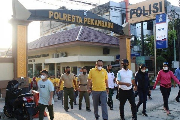 Pasca Bom Bunuh Diri Di Polsek Astanaanyar Bandung, Kombes Pol Pria Budi Meningkatkan Pengamanan Disetiap Objek - Objek Vital Dikota Pekanbaru