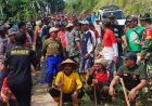 300 Warga Desa Sembung dan Desa Ketangan Batang Gelar Karya Bakti Bareng TNI