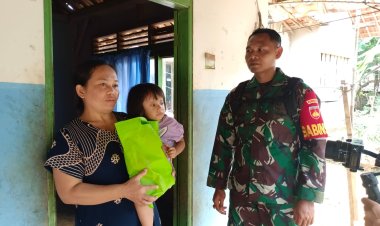 Bagikan Makanan untuk Turunkan Stunting, 300 Personel Babinsa Disebar ke Pelosok Desa di Batang