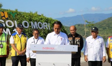 Habiskan Anggaran Rp481 Miliar, Jalan Menuju Lokasi ASEAN Summit Diresmikan Jokowi