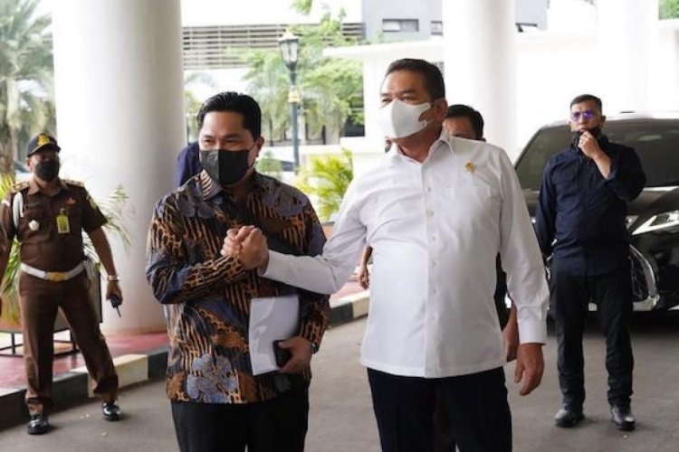 Sambangi Kantor Kejaksaan Agung RI, Menteri BUMN Erick Thohir Sampaikan Laporan Dugaan Tipikor