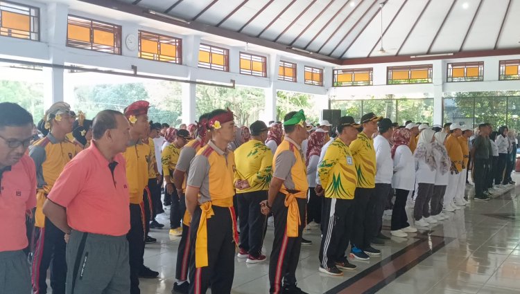 HUT Ke-57 Batang, Polres Batang Juara I Senam SKJ 88