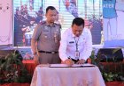 Pj Sekdako dan Kepala BPN Pekanbaru Teken Berita Acara Pemasangan 1.000 Patok Tanah