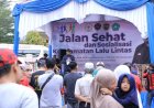 Pj Wali Kota Jalan Sehat Bersama Santri Ponpes Miftahul Huda dan Pengurus LDII