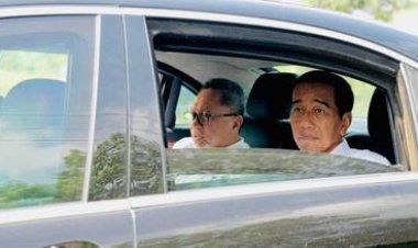 Kunjungan Penekanan Inflasi Ke Lampung, Muka Masam Diperlihatkan Jokowi Saat Melintasi Jalanan Rusak