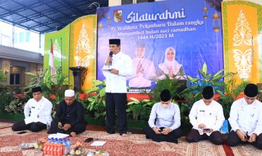 Pj Wali Kota Silaturahim dengan Warga Pekanbaru sebanyak  5 Kecamatan Jelang Ramadan