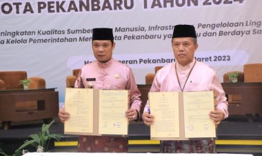 Pemko Pekanbaru dan BPS Berkomitmen Siap Untuk Sukseskan Program Satu Data Indonesia