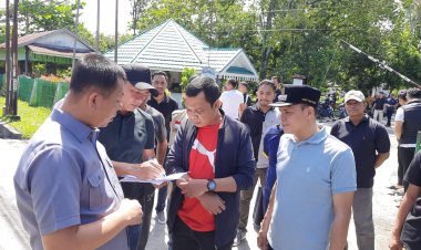 Pj Wali Kota Pekanbaru Tinjau Lokasi Terkait Percepatan Proyek Overlay Jalan Suka Karya