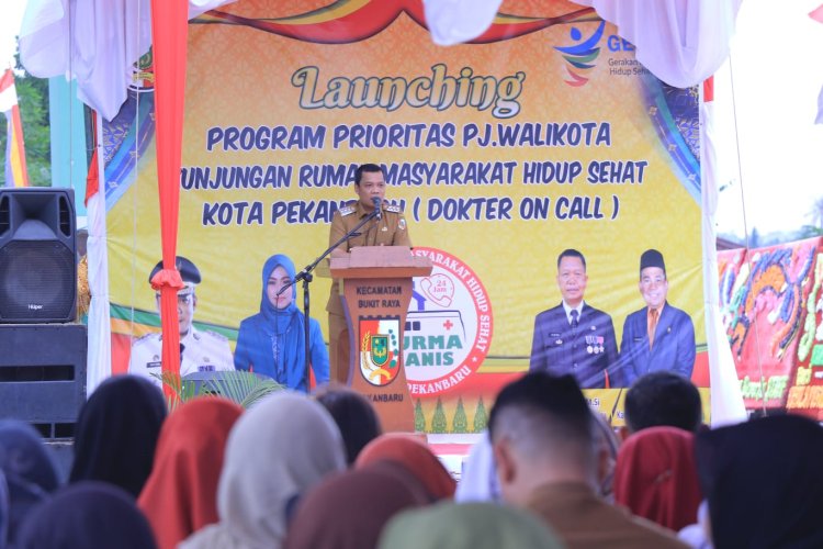 Dokter Bisa Datang ke Rumah Masyarakat, Pj Wali Kota Pekanbaru Luncurkan Program Layanan Kurma Manis