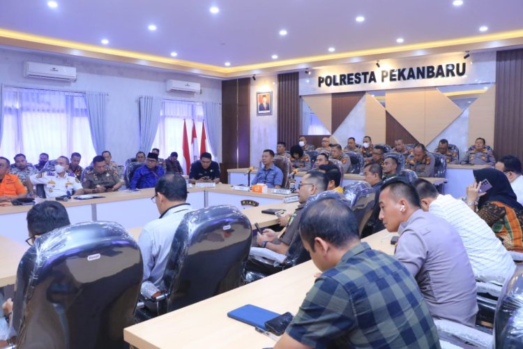 Mudik Lebaran, Pemko dan Polresta Pekanbaru Menyediakan 5 Pos Pengamanan dan 1 Pos Pelayanan