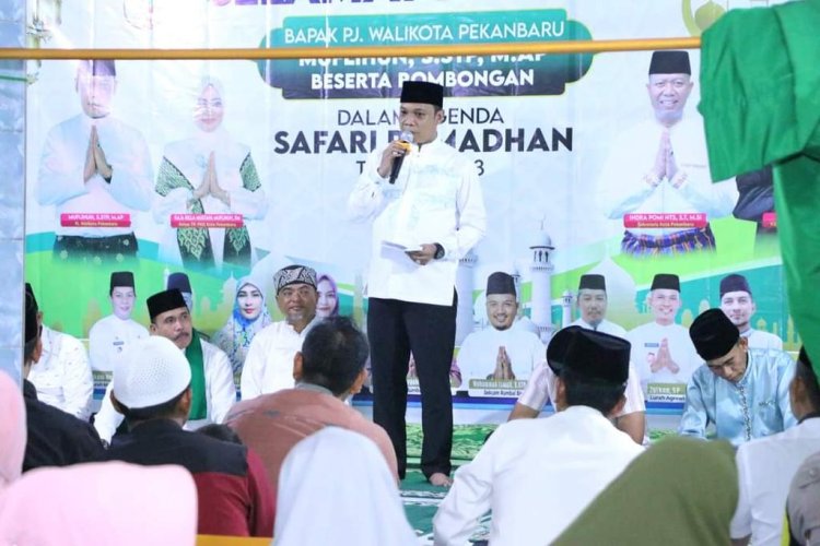 Pemko Pekanbaru Safari Ramadan Terakhir Tahun Ini di Masjid Nurul Jannah Rumbai