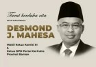 Kabar Duka, Anggota DPR RI Fraksi Gerindra Desmond J Mahesa Meninggal Dunia