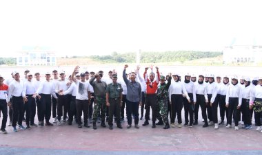 Sekda Kota Pekanbaru Saksikan Secara Langsung Latihan Para Anggota Paskibraka Tahun 2023