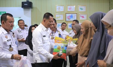 Bantu Asupan Gizi Anak Stunting, Sekda Kota Pekanbaru Ucapkan Terima Kasih kepada Kanwil Kemenkumham