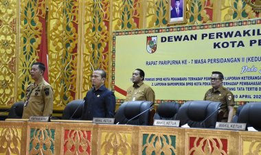 DPRD Sahkan Perda LKPj Wali Kota Pekanbaru Tahun 2022