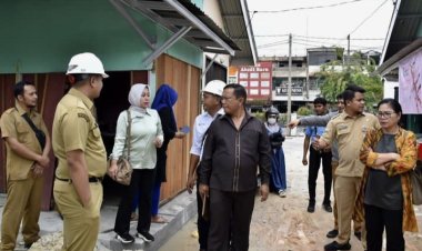 Kunjungan Kerja Komisi II DPRD Pekanbaru, Pekan Ini Listrik Pasar Cik Puan Dipasang