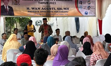 Reses Wan Agusti Di Limbungan Baru, Warga Aspirasikan Banjir, Kesehatan dan UMKM