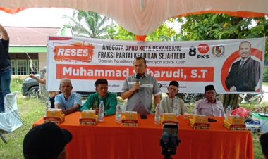 M. Sabarudi Jaring Aspirasi Masyarakat Saat Reses di Jalan Tenayan