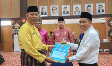 Sekda Kota Pekanbaru Pimpin Seremoni Pengangkatan Untuk 321 Honorer Jadi PPPK