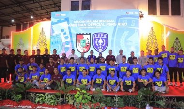 Pj Wali Kota Pekanbaru Resmi Launching Tim Sepakbola PSPS Riau