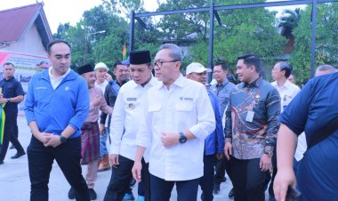 Pj Wali Kota Pekanbaru Dampingi Mendag RI Meninjau Revitalisasi Pasar Palapa