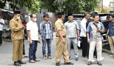 Komisi I DPRD Pekanbaru Kunjungan Lapangan di Lokasi Galian Proyek Pengerjaan IPAL
