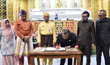 Paripurna Laporan Banggar Terkait Pelaksanaan APBD Pekanbaru Tahun 2022