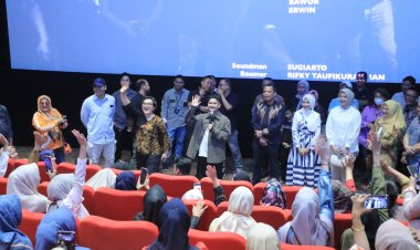 Masyarakat Padati XXI saat Nobar Film Imam Tanpa Makmum Bersama Pj Wako Pekanbaru