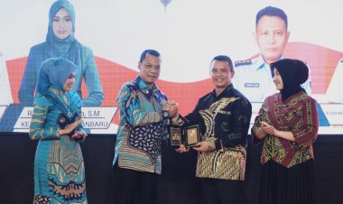 Suasana Hangat Begitu Terasa Dalam Pisah Sambut Kadispers Lanud Roesmin Nurjadin di Kediaman Wako Pekanbaru