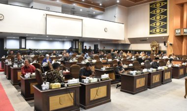 Suasana Sidang Paripurna DPRD Kota Pekanbaru