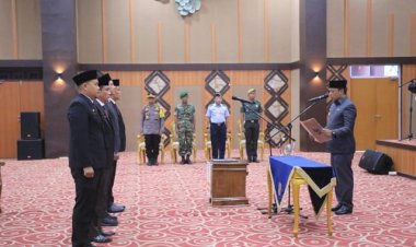 Pj Wali Kota Lantik Empat Pejabat Tinggi di Lingkungan Pemko Pekanbaru