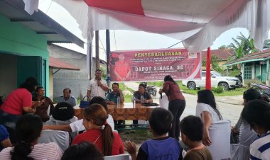 Sosialisasikan Perda Retribusi Sampah, Dapot Sinaga Laksanakan Penyebarluasan Perda