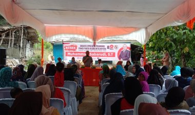 Jemput Aspirasi Warga, Sabarudi Laksanakan Reses di Jalan Lintas Timur KM 18 RT 3 RW 7, Sialang Rampai