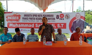 Laksanakan Tugasnya, Ketua DPRD Pekanbaru Jemput Aspirasi Warga
