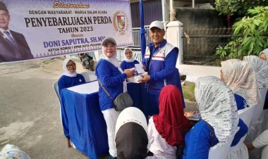Anggota DPRD Pekanbaru Doni Saputra Laksanakan Penyebarluasan Perda di Dapilnya