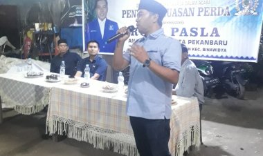 Anggota DPRD Kota Pekanbaru Roni Pasla Laksanakan Penyebarluasan Perda Kepada Masyarakat Dapil V