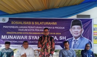 Munawar Laksanakan Penyebarluasan Perda Kota Pekanbaru Nomor 4 Tahun 2021