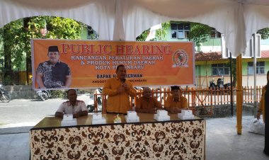 Anggota DPRD Kota Pekanbaru Suherman Sosialisasi Perda di Dapil IV