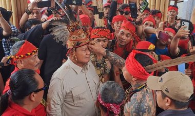 Janji Bangun SMA Taruna Nusantara, Capres Nomor Urut 2 Prabowo Subianto Berkampanye Di Kalimantan