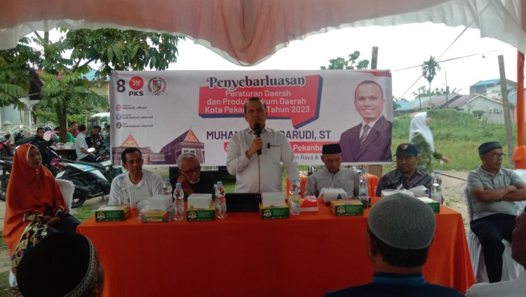 Laksanakan Penyebarluasan Perda, Ketua DPRD Pekanbaru M Sabarudi Jelaskan Terkait Perda Pemberdayaan UMKM