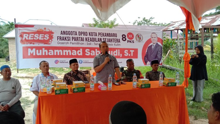 Sabarudi Jemput Aspirasi Warga di Tuah Negeri