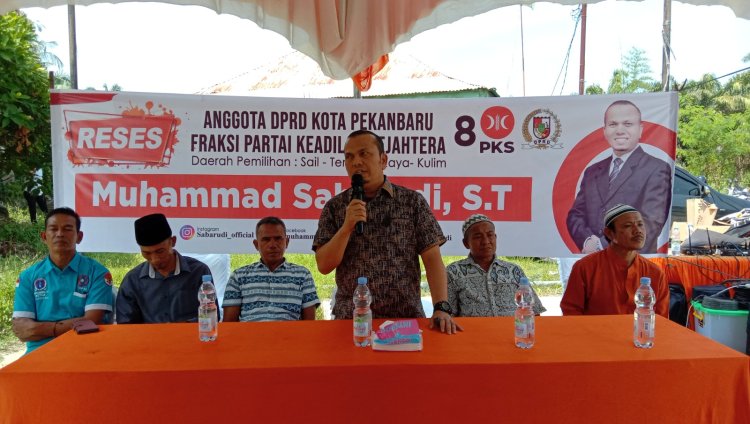 Laksanakan Tugasnya, Ketua DPRD Pekanbaru Jemput Aspirasi Warga