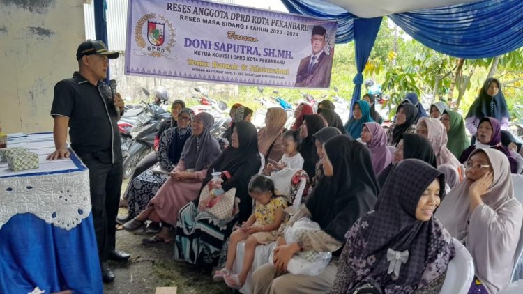 Jemput Aspirasi Masyarakat, Doni Saputra Laksanakan Reses